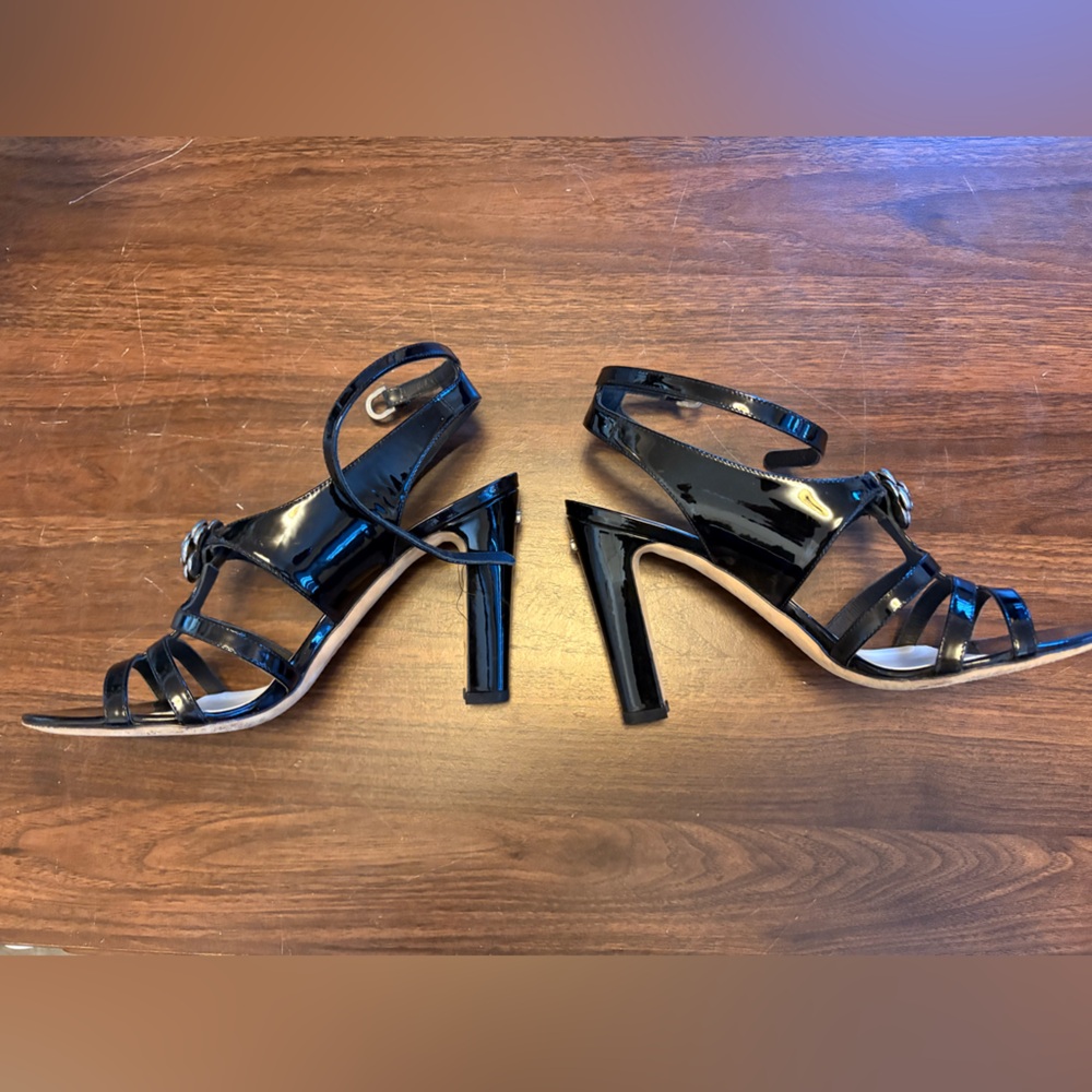 Chanel patent leather shoes 37 - Picture 2 of 5